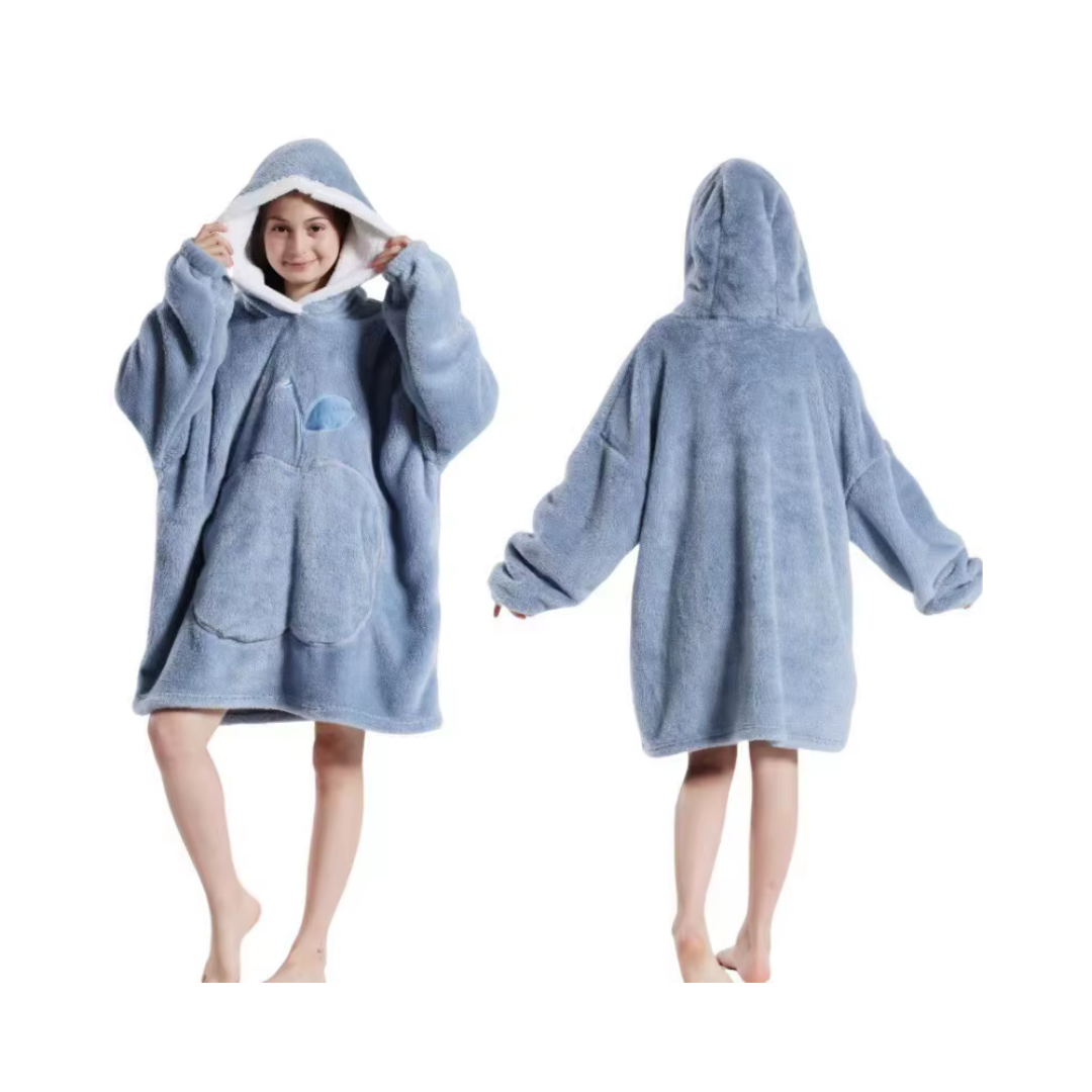 Kuschel Hoodie-Decke für die ganze Familie