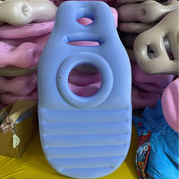 Inflatable maternity mat environmentally friendly PVC maternity mattress pad Concave flocking thickened indoor and outdoor universal mat