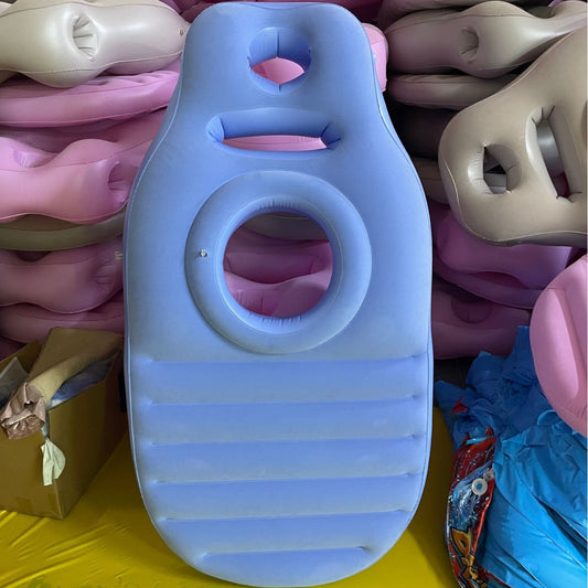 Inflatable maternity mat environmentally friendly PVC maternity mattress pad Concave flocking thickened indoor and outdoor universal mat