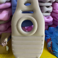Inflatable maternity mat environmentally friendly PVC maternity mattress pad Concave flocking thickened indoor and outdoor universal mat