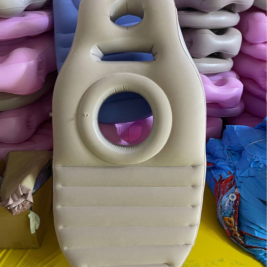 Inflatable maternity mat environmentally friendly PVC maternity mattress pad Concave flocking thickened indoor and outdoor universal mat