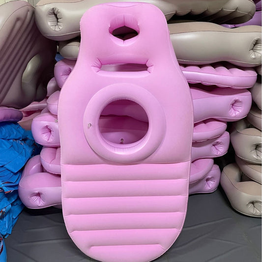 Inflatable maternity mat environmentally friendly PVC maternity mattress pad Concave flocking thickened indoor and outdoor universal mat